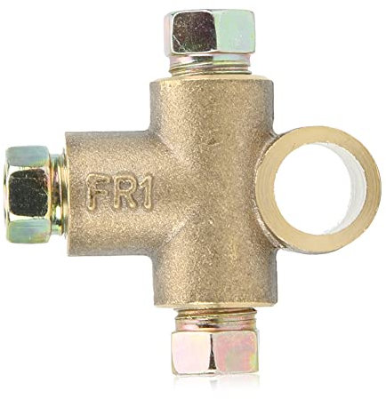 Akozon Rer, Bremsleitung T-Stk Bremsleitung T-Stk 3-Wege T-fitting harte Bremsleitung Bremsleitung T-Stk Bremsleitung T-Stk 10x1 Bremsenbeschle 10x1 Bremse T-Stk 3-Wege-Stecker Bremsl