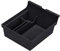 JSCARLIFE Center Console Organizer Tray Compatible with 2021 Tesla Model 3 Model Y, Interior Accessories Upgrade Flocked Armrest Hidden Drawer Storage Box (Black-2)