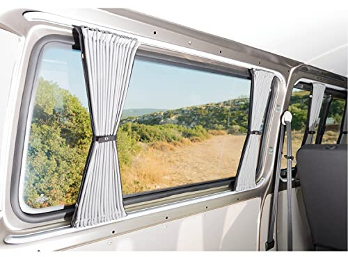 Verdunklungsvorhänge 3P-Zelle (2 hintere Seitenscheiben + Heckklappe) Volkswagen T5/T6 (2003-)