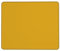 Tapis de souris jaune moutarde avec bord verrouillable en caoutchouc, 21,6 x 26,2 cm, convient pour ordinateurs de bureau, ordinateurs portables, PC, consoles, etc.