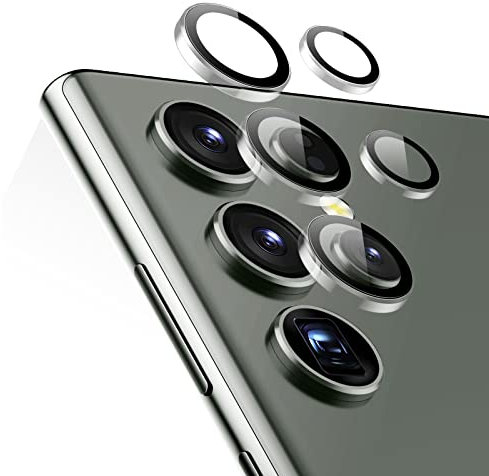 ESR for Samsung Galaxy S23 Ultra Camera Lens Protectors, Individual Lens Protectors, Scratch-Resistant Ultra-Thin Tempered Glass Camera Protector for S23 Ultra, 1 Set, Clear