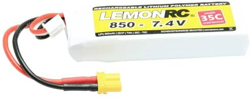 LemonRC Modellbau-Akkupack (LiPo) 7.4V 850 mAh Zellen-Zahl: 2 35 C Softcase XT30