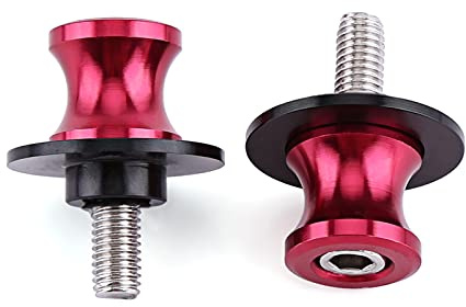 Tiger Sport 660 8 Mm SchwingenspulenMotorrad-CNC-Hinterständer Schwingenspulenschieber Ständer Schwingenspulen 8 Mm, Blau (8 mm rot) tiger sport 660 zubehör,ständeraufnahme tiger sport 660