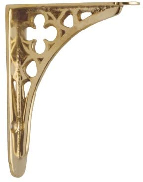 Castelion® Mini Brass Gothic Bracket
