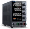 NANKADF Alimentatore da Banco 30V 10A, Alimentatore Regolabile con Porta di Ricarica Rapida USB-A/tipo C, Display a 4 LED ad alta Precisione, Alimentatore da Laboratorio con Manopola Encoder