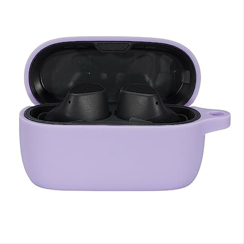 GIOPUEY Hülle für Jabra Elite 3, Silikon Stoßfeste Schutzhülle, Ultradünn Case Cover, Kein Geruch, Hülle Silikon - Purple