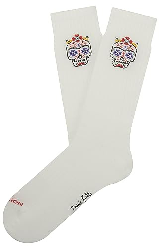 Jimmy Lion Frida Socken aus gekämmter Baumwolle, Größe 36-40 | 41-46 im Halbschaft, weiß, 36-40