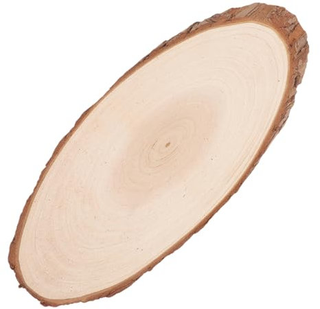 ifundom Große Naturholzscheiben Unvollendete Geformte Holzscheiben Bastelarbeiten Rustikaler Holzkreis Mit Seil Tischdekoration Aus Holz Für Straßenschilder Diy-Hochzeitsornamente