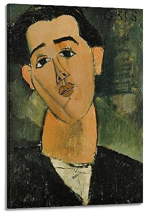 Juan Gris Poster von Amedeo Modigliani, Kunstdruck, Wand-Foto, Farbe, hängendes Bild, Familienschlafzimmer, Dekoration, Geschenk, 40 x 60 cm
