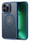 Magnetico Cover Compatibile con iPhone 11 Pro Max,Traslucida Matte Sottile Custodia Case,Blu