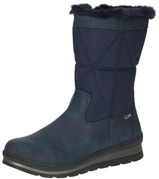 CAPRICE Damen Winterstiefel ohne Absatz Vegan Wasserabweisend