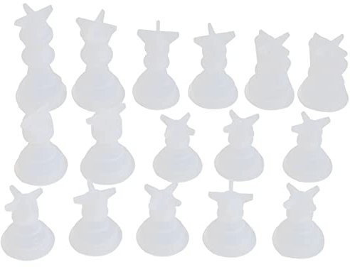 Tsudoku Stampo per Scacchi per Resina Stampo nel Resina per Scacchi nel Silicone Stampi per epossidica di Un Scacchi per DIY Regali di Compleanno