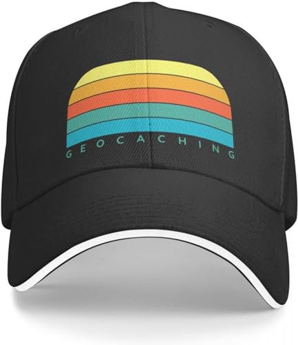 Baseballkappe Hip Hop Sonnenhut Geocaching Retro Design Baseballkappe Mann Kappen Modische Kappe Frau Männer