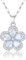 Myrnaistische Blumen-Halskette für Frauen, glänzende Gänseblümchen-Blume mit CZ, zierliche weiße Blumen-Anhänger-Halsketten, Schmuck, Geschenk für Ehefrau, Mutter, Mädchen