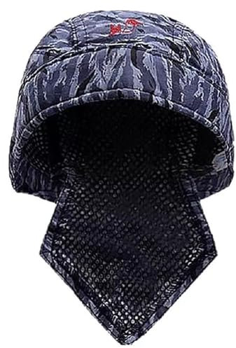 BARAC Capucha de Soldadura, Sombrero Protector de Soldador a Prueba de Polvo Resistente al Desgaste Ligero Ignífugo Reutilizable Lavable Casco de Algodón para Soldador