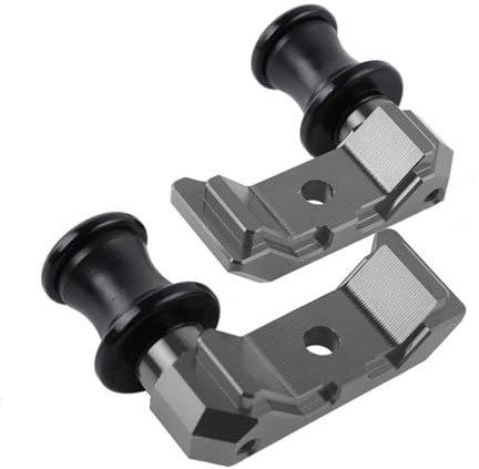 DZSJHGFDD Tamponi Paratelaio per FZ07 MT07 Ruota Posteriore Forcella Assale Slider Forcellone Stand Pick Up 2014-2022 2020 2021 per FZ MT 07 FZ-07 MT-07 Accessori Protezione paraurti(Titanio)