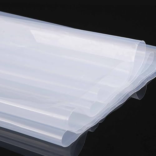 HRJZF 2M X 4M Heavy Duty Polythene Plastic Sheeting - Thickened Clear Plastic Dust Waterproof Sheets，750g Garden Grow Polythene Cover Sheets for Gardening Insulation Building Rubble Protection