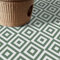 Alwayspon 12Pcs 30cmx30cm Dark Green Waterproof Vinyl Flooring Self Adhesive Floor Tiles Sticker Peel and Stick Vinyl Flooring Planks for Kitchen Living Room and Bathroom Floor, PTF90