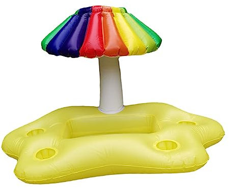 Alasum 1 Pc Vassoio per piscina portabevande da piscina dispositivo di raffreddamento gonfiabile gonfiabili funlicht divertente party vassoio per bevande galleggiante Giocattolo acquatico