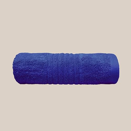 Misona Bamboo Bath Towel 70 x 130cm – Ultra Soft, Super Absorbent, Quick Dry, Zero Twist Bathroom Towel, Plush 580GSM (Misona Blue)