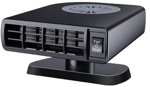 tuwiwol 2 In 1 Auto Heizung Und Kühler USB Zigarette Leichter Auto Heizungen Stecker In Zigarette ABS Auto Heizungen Für Winter 12 v Heizung, 24V