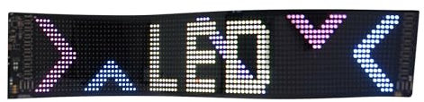 KiwiHood Pantalla LED flexible, tablero de exhibición LED, cartel publicitario personalizable con control de aplicaciones, tablero flexible portátil con pantalla RGB para escaparates, bares y eventos