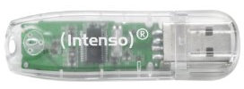 Intenso Rainbow Line 32 GB USB-Stick USB 2.0 , Durchsichtig, Schwarz