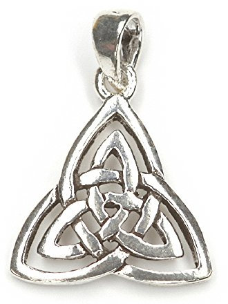 Drachensilber Silberanhänger keltischer Schmuck Dreieck feiner Silberanhänger Keltenknoten 925 Sterling Silber Mädchen Frauen