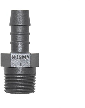 Original NORMA NORMAPLAST® SV Gerade Einschraubstutzen Einschraubverbinder (Schlauchinnen Ø 14 mm Gewinde 3/8 Zoll)
