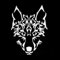 Erreinge Aufkleber White Wolf Schriftzug In PVC-Wandwand-Aufkleber für Helm Auto Moto Camper Laptop - 30 Cm