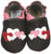 HOBEA-Germany Krabbelschuhe für Jungs und Mädchen in verschiedenen Designs (Herzen, 24/25)
