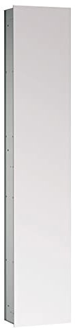 Emco Asis 2.0 Unterputz-Spiegelschrank-Modul mit High Power LED Beleuchtung, Badezimmerschrank für unsichtbaren Stauraum, Hochschrank mit großer Spiegelfront