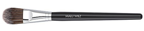 Malu Wilz Make up Brush - Make up Pinsel mit feinen Spitzen, Trägt flüssiges Make up präzise auf, Ideal als Foundation Pinsel für den perfekten Look