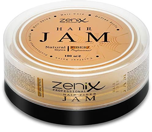ZENIX Hair Jam – Haarwachs – Extra Langer Halt – Leichtes Modellieren – Für Feuchtes und Trockenes Haar – Natural Look – Mit Frischekick Durch Zitrusextrakt