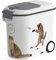 CURVER Conteneur à Croquettes Pour Chat - 12kg / 35L - Grand Rangement Hermétique Anti-Odeurs pour Nourriture pour Chats - Conteneur à Roulettes et Poignées de Déplacement - 28 x 49 x 43 cm - Blanc