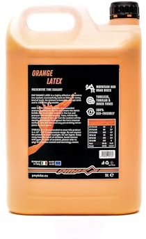 PMP Orange Latex - Tubeless Milch Reifendichtmittel Pannenschutzflüssigkeit für schlauchlose MTB- und Rennrad. Ihre Pannenversicherung