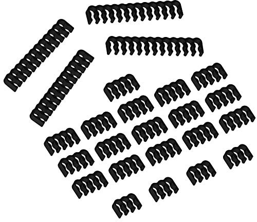 LINKUP - Kämme für PSU Kabelverlängerung | 4 x 24 P | 16 x 8 P | 4 x 6 P | Schwarz