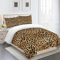 3D Duvet Cover Set Leopard Print Bedding Set Double Bed for Children Teens Pattern with 2 Pillowcases Quilt Cover with Zipper Closure 100% Microfiber,200x200 cm(W x L).