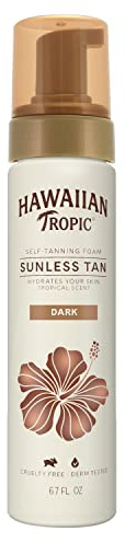 Hawaiian Tropic Sunless Tan Dark Self-Tanning Foam, 6.7oz | Self Tanner Dark, Sunless Tanner, Sunless Tanning Foam, 6.7oz