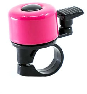 Crazy Safety Sonnette vélo Enfants | Sonnette vélo résistante aux intempéries pour vélo Enfant | Facile à Manipuler | Convient aux droitiers et aux gauchers | Sonnette vélo Enfant (Rose)