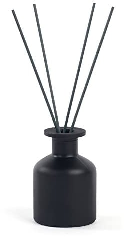 1 STÜCK 150 ml / 5 Unzen Leere Glasdiffusorflasche Aromatherapie-Glastopf Mini-Vasenbehälter Duftzubehör Verwendung für DIY-Ersatz-Reed-Diffusor-Sticksets (schwarz)