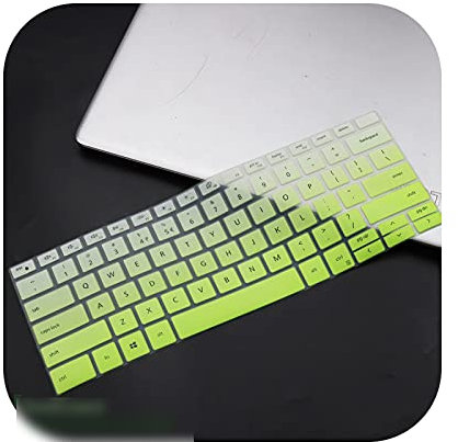 Keyboard cover Fadegreen Silicone Keyboard Cover for Dell Xps 13 7390 2 in 1 13.3 Inch 2019