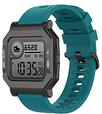 Tyogeephy Correa para Amazfit Neo, Suave Silicona Banda de repuesto para Amazfit Neo Smartwatch(No Tracker, Replacement Bands Only)