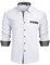 Enlision Mens Shirts Long Sleeve Button Up Dress Formal Texudo White a Shirts for Men UK Regular Fit with Pocket Buttons for Casual Office M