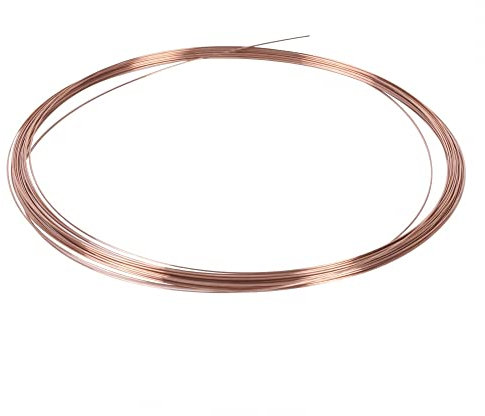 Federdraht, Hochwertiger C5191 Phosphor-Kupferdraht, 0,2/0,5/1,0/2,0 mm x 5 m, Bronzedraht, Elastischer Kupferdraht Phosphorkupferdraht