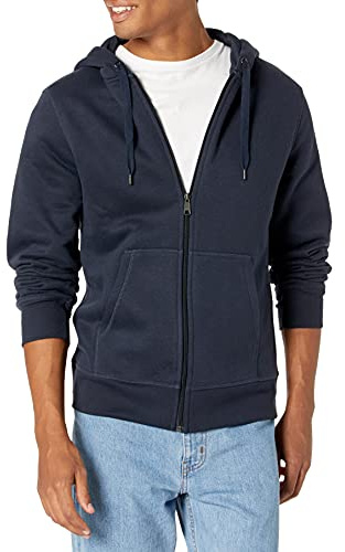 Amazon Essentials Uomo Felpa con Cappuccio e Cerniera Integrale in Pile (Disponibile nelle Taglie Big & Tall)