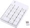 Clavier Numérique USB, Pavé Fil Mini Externe 18Touches Ordinateur Bureau Numpad Ultra Mince Récepteur USB Compatible Notebook Portable Sans Ergonomique Léger Muet Financier Comptabilité Extension
