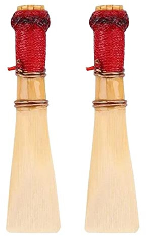 Milisten 2 stücke Fagott Reed Oboe Reeds Medium Instrument Zubehör Ersatz Blatt Saxophon Blätter Oboe Blätter mit Fall Wind Instrument Teile Klarinette Student Container Box Leicht