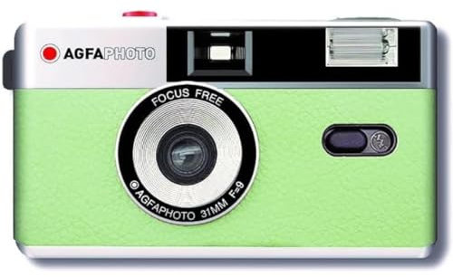 AgfaPhoto - Cámara de Fotos analógica (35 mm), Color Verde