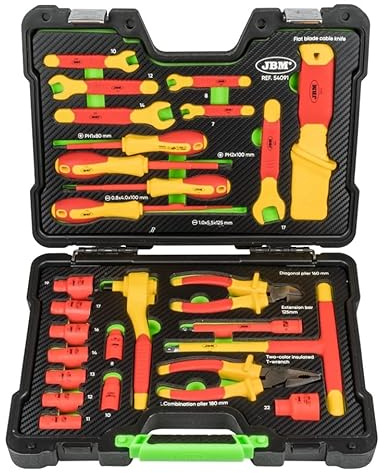JBM-54091-MALETÍN DE HERRAMIENTAS AISLADAS VDE 26 PIEZAS